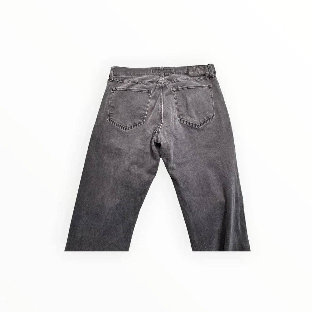 Express Jeans Pants Mens 33x32 Black Rocco Slim Fit Skinny Distressed‎ Ripped
